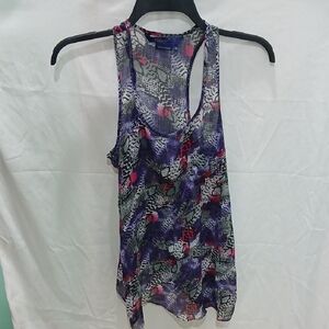Colorful Sleeveless Women's Top